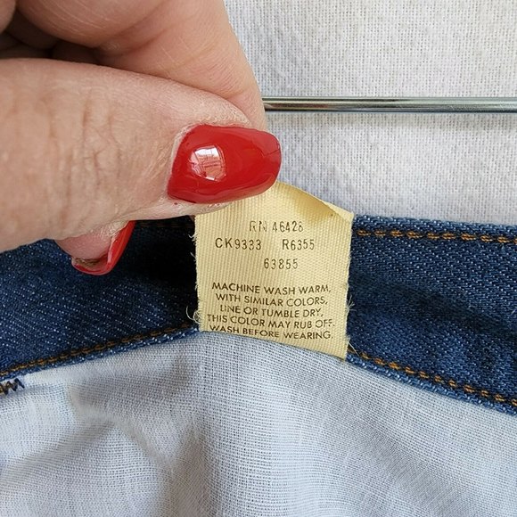 Vintage 1970's Women's Sears Jeans That Fit Size 16 31x29 High Waist Mom Jeans - Picture 12 of 12